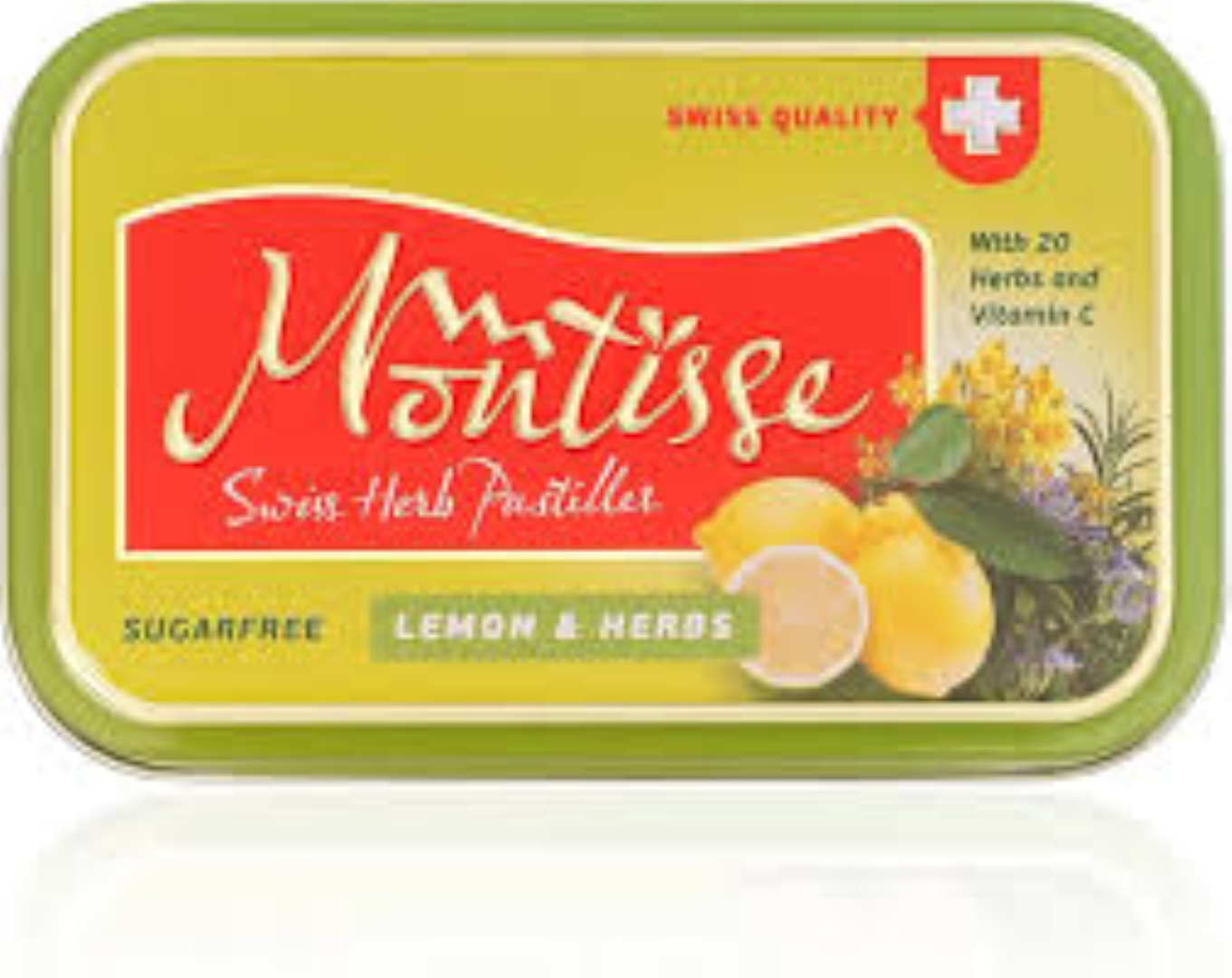 MONTISSE SWISS HERB PASTILLES LEMON N HERBS 50G